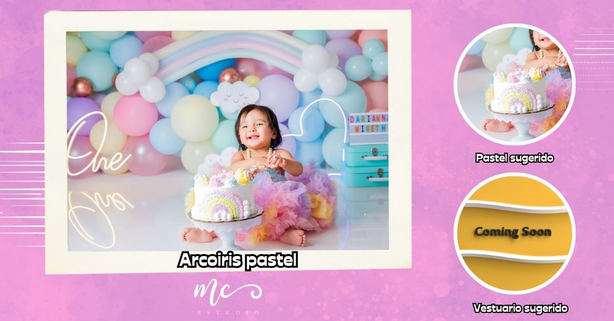 Arcoíris pastel
