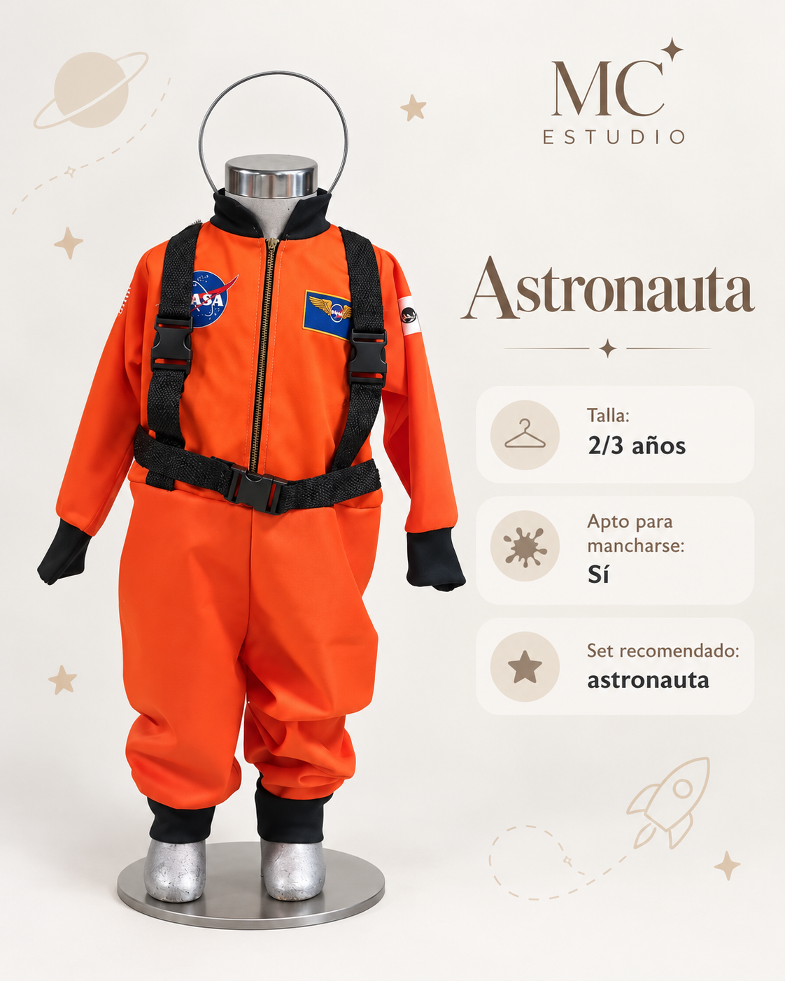 Astronauta naranja 